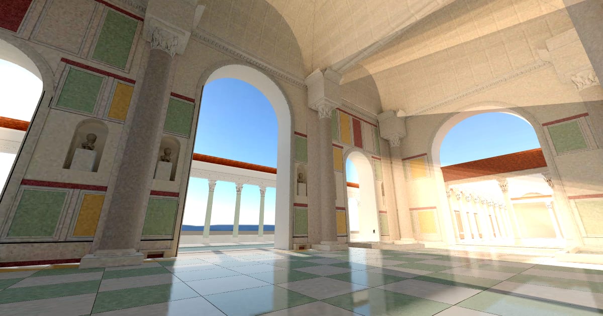 3D reconstruction of The Antonine Baths of Carthage