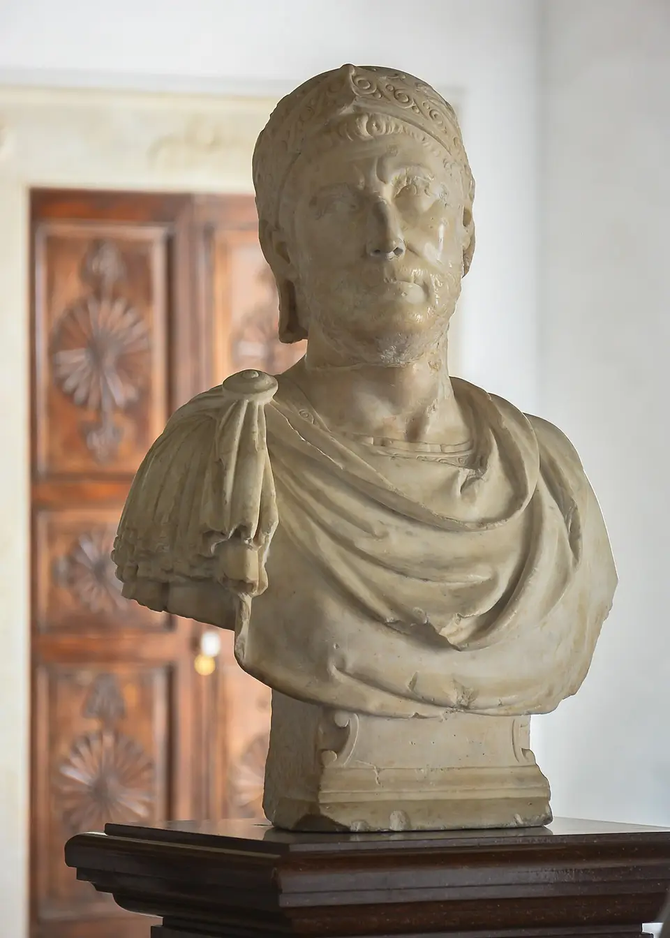 Bust of Hannibal: The Capuan bust traditionally identified as Hannibal (copy in the Bardo Museum, Tunis).