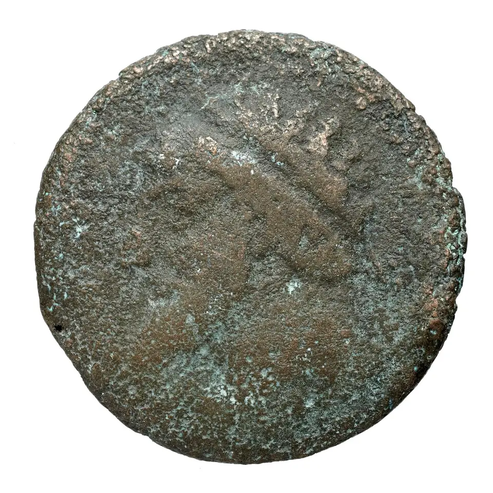 Masinissa: A bronze coin attributed to Masinissa, king of Numidia (203–148 BCE), in the Bibliothèque nationale de France.