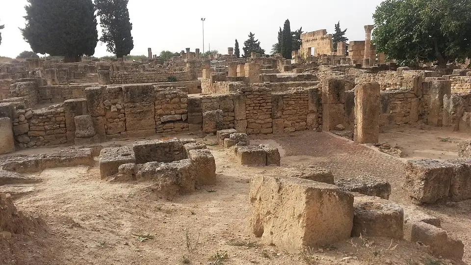 Utica: The ruins of Utica near Bizerte, by tradition the first Phoenician colony in North Africa; most of what stands is later, Punic and Roman.